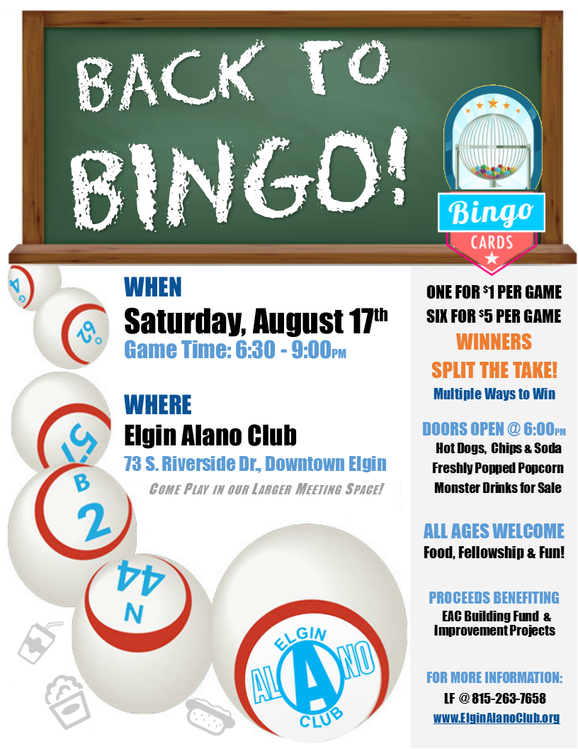 Bingo Flyer 20190817