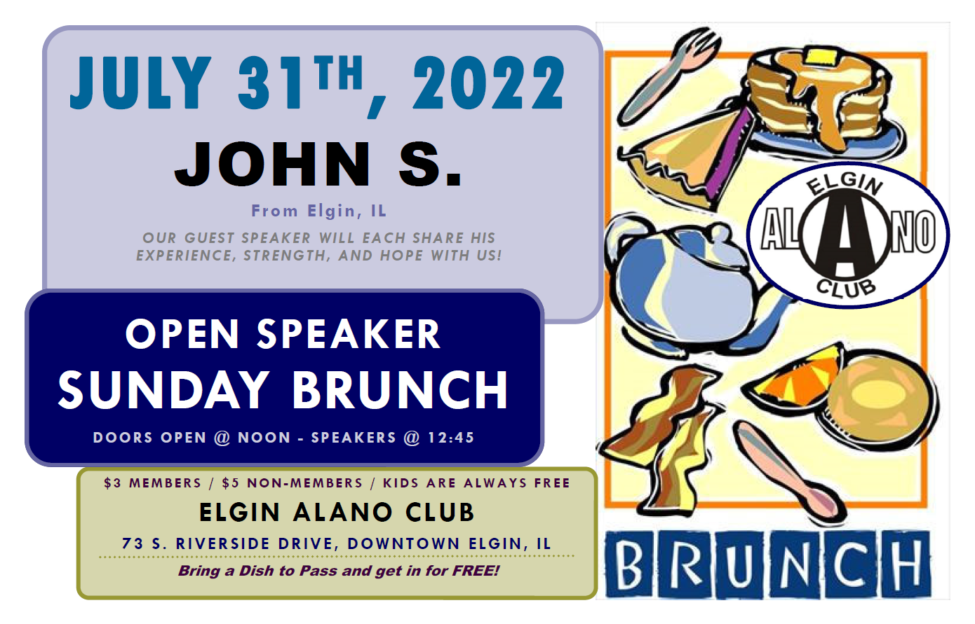 July 2022 Brunch Flyer